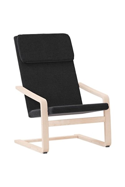 vidaxl Scaun de relaxare, negru