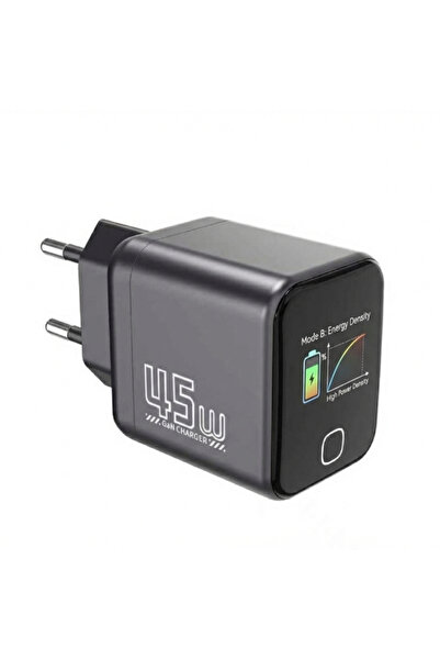 MARBEX Încărcător GaN 45W MARBEX, Afișaj TFT Inteligent, PD 3.0, Încărcare Ra...