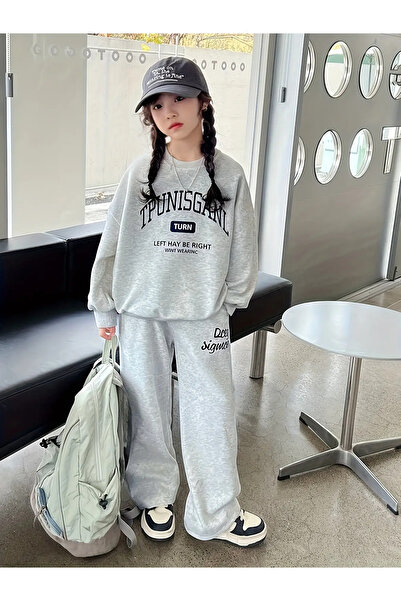 MİLANA MODA طقم ملابس علوية وسفلية للفتيات مكون من موسمي قطع