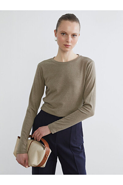 LC Waikiki Γυναικείο μπλουζάκι Özmarka New Season με λαιμόκοψη ποδηλάτου