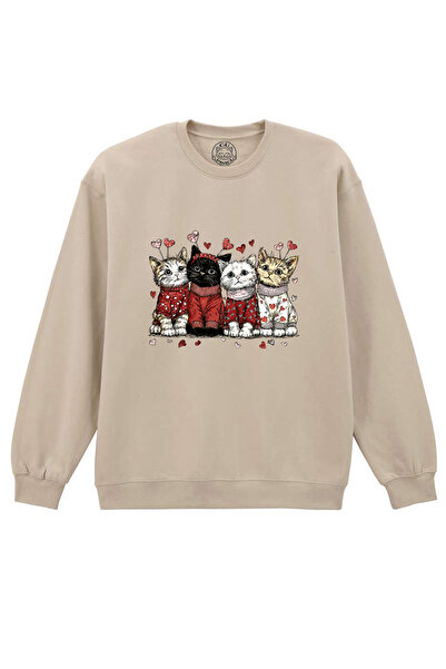 Cu Pisici Bluza Printata-Love Has Paws, Unisex, Valentine's Day