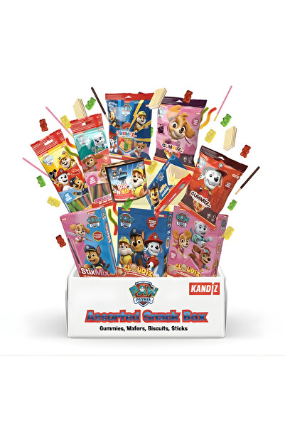 Printnart Paw Patrol Şekerleme & Atıştırmalık Kutusu - 10 Çeşit Lisanslı Doğu...