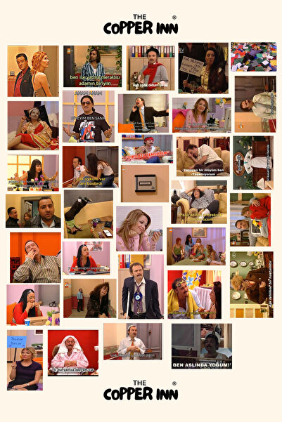The Copper Inn 33 Adet Avrupa Yakası Dizi Karakterleri ve Replikleri Sticker ...