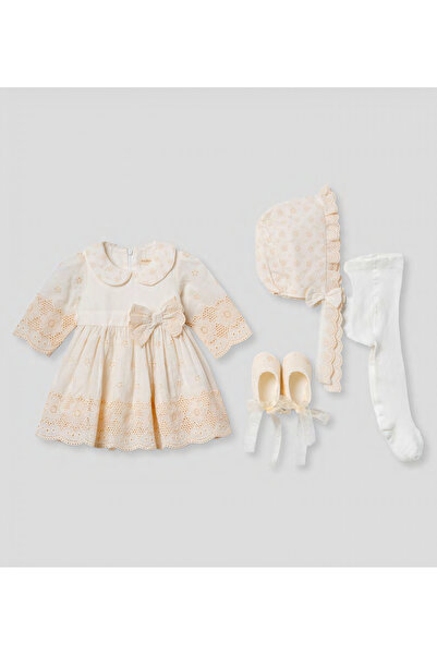 Pugi Baby Baby Girl Stylish Lace Mevlüt / Special Occasion Dress