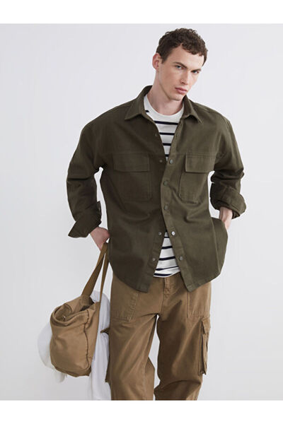 LC Waikiki Shining Choices by Shining Store Relaxed Fitmen's Gabardine Shirt ...