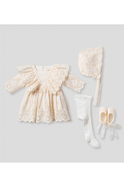 Pugi Baby Baby Girl Stylish Lace Mevlüt / Special Occasion Dress