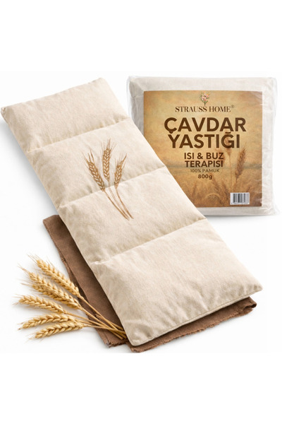Strauss Çavdar Yastığı 800g Çıkarılabilir & Yıkanabilir Kılıf %100 Doğal Çavd...