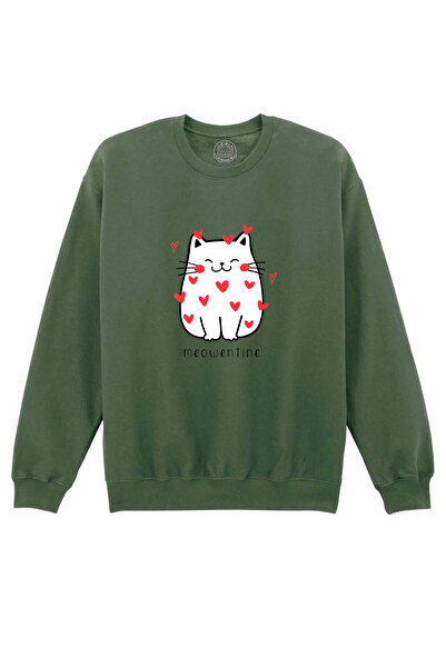 Cu Pisici Printed Blouse-Meowentine, Unisex, Valentine's Day