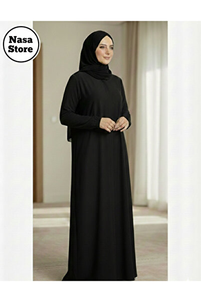 NasaStore عباية عمرة بقماش بارد