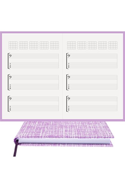 BİDEFTER Guitar Notepad – Fa and Tab Key, Tuned - 100% Handmade, 2026 Collect...