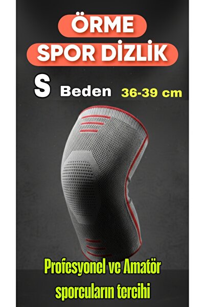 Veltomed S BEDEN 3D Örme Sporcu Dizlik Ağrı Azaltıcı Diz Koruyucu Nefes Alabi...