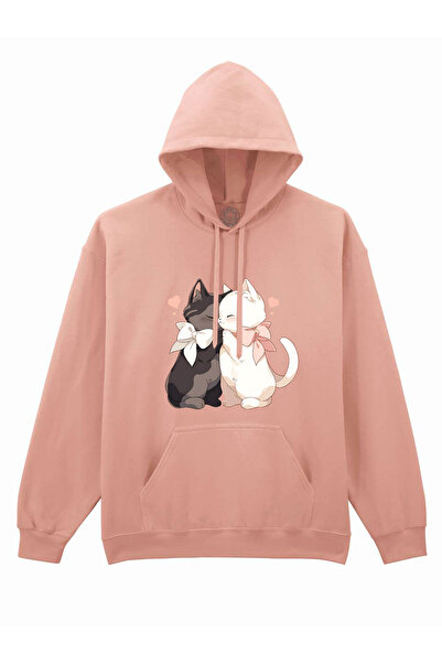 Cu Pisici Printed sweatshirt-Love, Unisex, Valentine's Day