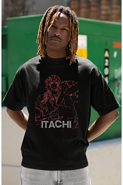 SEVBANO تي شيرت مطبوع عليه شخصيات ناروتو أنيمي من إيتاتشي أوتشيها للجنسين مقا...