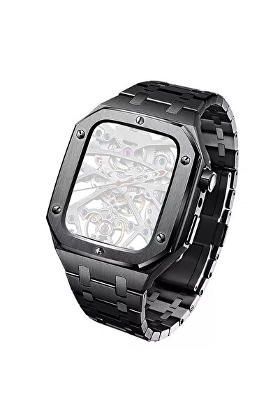 NeoHeaven Curea metalica WatchBand™ Chronos, Compatibila cu Apple Watch - 44 ...