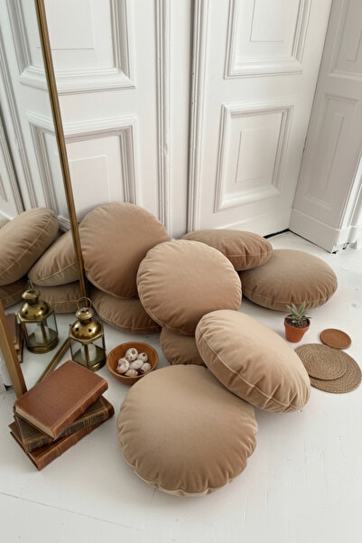 FARCY 1 Piece XXL Size Velvet Fabric Decorative Heart Pillow (60 cm)