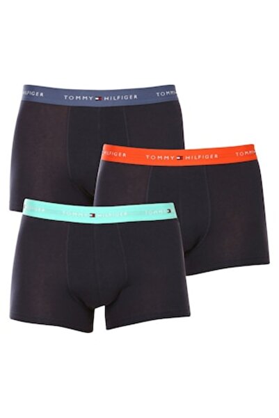 Tommy Hilfiger Men's Boxers, Set of 3, Navy Blue, Cotton S