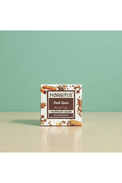 HAREM'S Dark spice natural soap 120gr (contains hyaluronic acid & collagen)