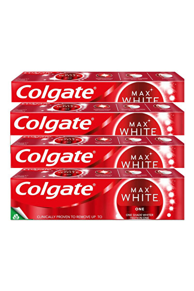 Colgate Max White One toothpaste with whitening effect, fluoride, mint flavor...