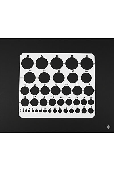 vetria Geniş Ölçekli Geometrik Çizim Cetveli – Matematik ve Proje İçin Daire ...