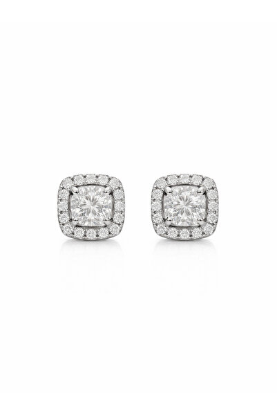 FELICELY 925 Silver Rhodium Plated Shine Earrings