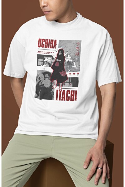 SEVBANO تي شيرت مطبوع عليه شخصية أنيمي ناروتو من سلسلة أنيمي Uchiha Itachi لل...