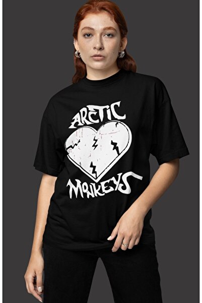 SEVBANO Arctic Monkeys Printed Unisex Oversize Legendary Music Group T-Shirt