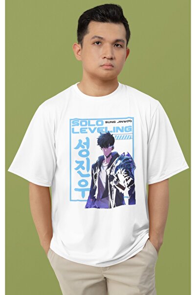 SEVBANO تي شيرت مطبوع عليه شخصية أنمي سونج جين وو من تصميم سولو ليفلينج للجنس...