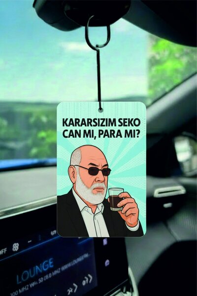 PROMOSYONİK Kararsızım Seko Can Mı Para Mı Tasarımlı Oto Kokusu
