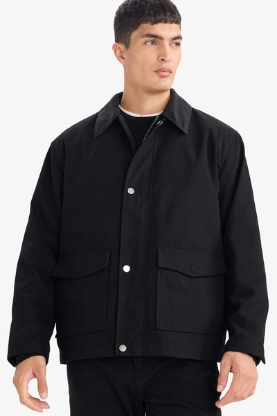 DeFacto bumbac 100% Jachetă cu fermoar F8490AX26SP