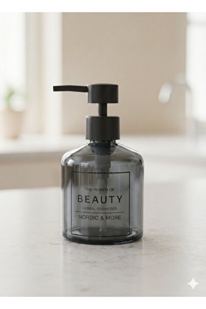 Le Paon Μαύρη αντλία γκρι γυάλινο μπουκάλι σαπουνιού 280 ml - Αισθητικός διαν...