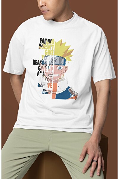 SEVBANO تي شيرت ناروتو أوزوماكي مطبوع للجنسين بمقاس كبير يحمل شخصيات من مسلسل...