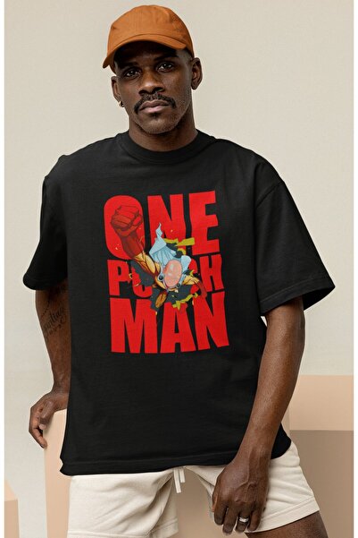 SEVBANO Design One Punch Man Printed Unisex Oversize Anime Tv Series Characte...