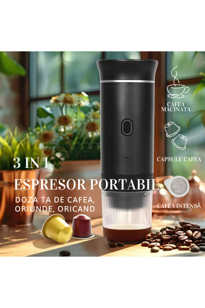 OEM Portable Electric Wireless Espresso Machine with 3 in 1 Capsules, Cordles...