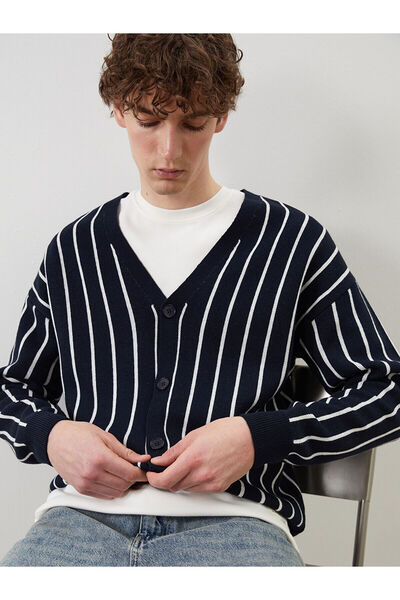 LC Waikiki Cardigan pentru bărbați, cu decolteu în V, model standard, sezon n...