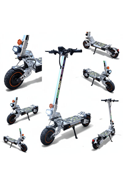 niyazi toys Giant Russian Chrome Scooter with Dual Motors