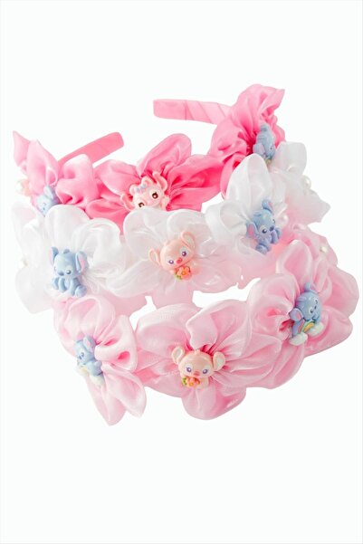FREEDOM STOREE Flower Bunny Tulle Children's Crown