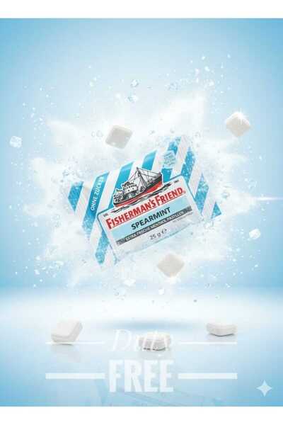 hijazigroup Fisherman's Friend şekersiz, mentollü nane aromalı 25gr