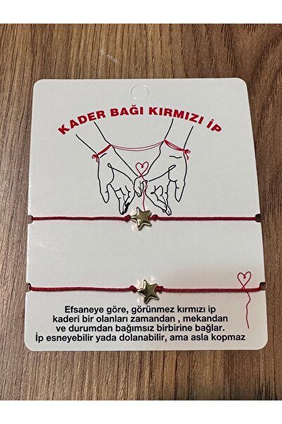 Darya Dd687 Fate Bond Red String Friendship Bracelet Set