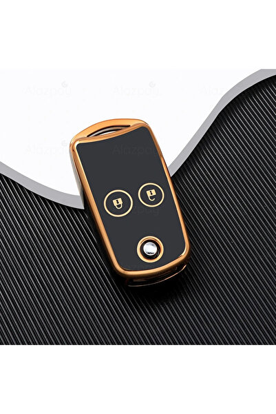 Alazpay For Honda Civic Jazz C-Rv H-Rv C-Rz Accord 2 Keys Gold Edge Tpu Key C...
