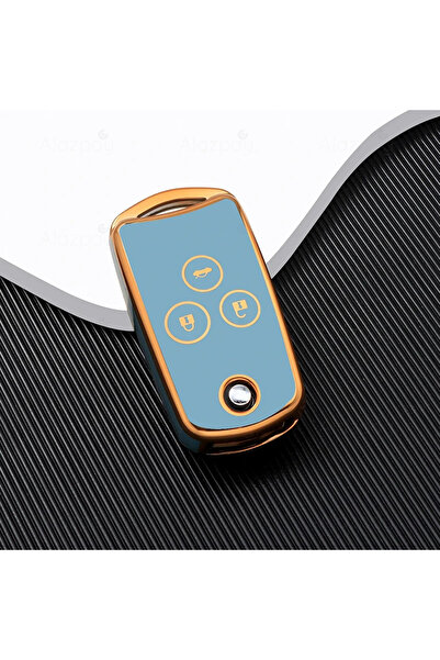 Alazpay For Honda Civic Jazz C-Rv H-Rv C-Rz Accord 3 Keys Gold Edge Tpu Key C...