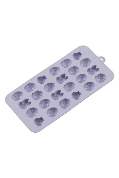 OEM Silicone Mold for Easter Cakes with 24 Slots, 10.5 x 21 cm