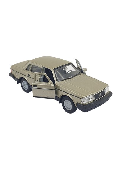 MİVOLA 1:32 Volvo 240 Gl Pull-Back -Car - 43784-Bej (Lisinya)