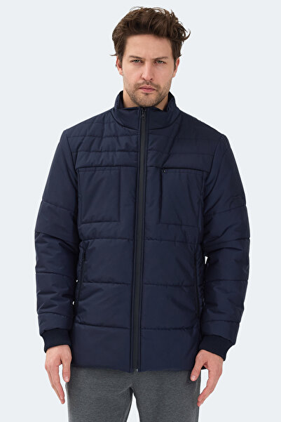 Slazenger BALDWING Palton și jachetă pentru bărbați, cu guler înalt și fermoa...