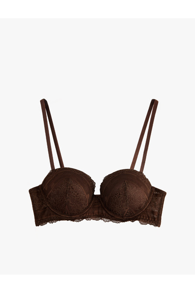 Koton Sutien Maximizer cu dantelă și căptușeală suplimentară