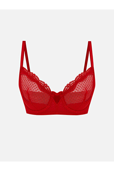 LC Waikiki Özmarka Нова колекция Балконет без подплънки Сутиен с точки