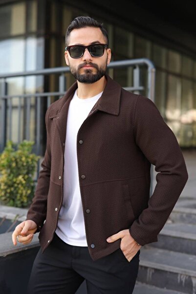 Helen Goods Jachetă sezonieră pentru bărbați din țesătură Gofre model ZR, sez...