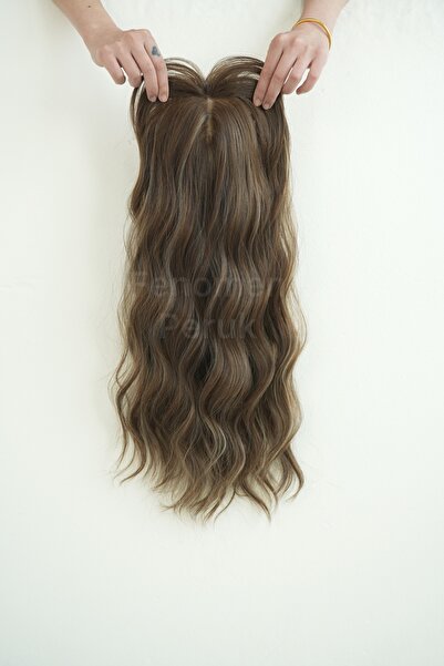 Fenomen Peruk Premium Baby Tepelik - Küllü Kumral – Soğuk Kumral Ton - Baby-23