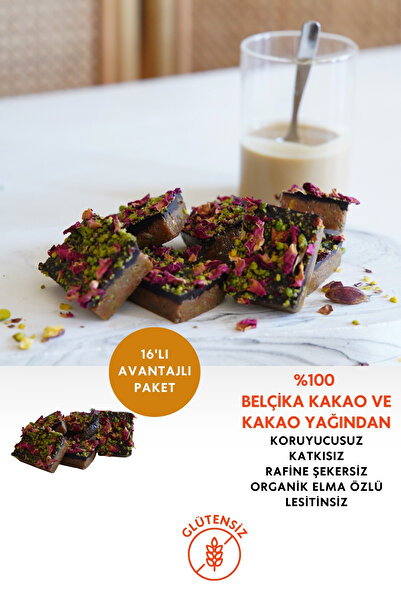 Mikro Herküller Glutensiz Gülcemal Rafine Şekersiz %70 Bitter Belçika Çikolat...