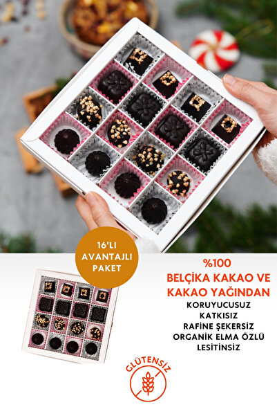 Mikro Herküller Glutensiz Karışık Spesiyal Rafine Şekersiz %70 Bitter Belçika...