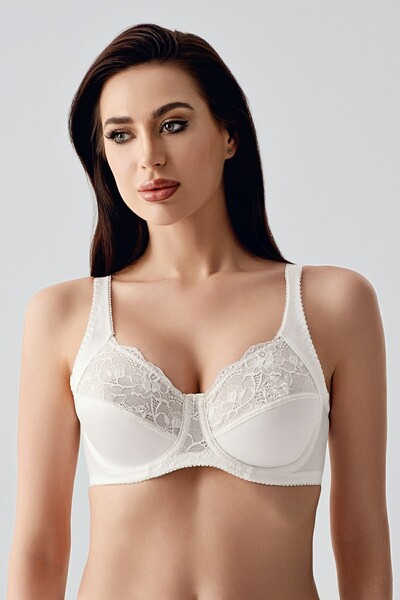 NEWBRA LINGERIE Lace Detailed Minimizer Bra, 342305